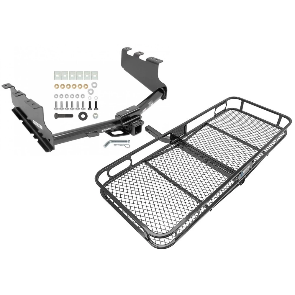 Trailer Tow Hitch For 14-18 Chevy Silverado GMC Sierra 1500 2019 LD Legacy Basket Cargo Carrier Platform w/ Hitch Pin