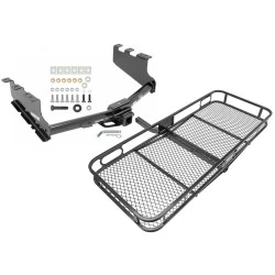 Trailer Tow Hitch For 14-18 Chevy Silverado GMC Sierra 1500 2019 LD Legacy Basket Cargo Carrier Platform w/ Hitch Pin