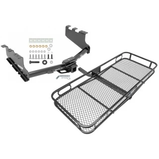 Trailer Tow Hitch For 14-18 Chevy Silverado GMC Sierra 1500 2019 LD Legacy Basket Cargo Carrier Platform w/ Hitch Pin