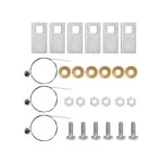 Trailer Hitch w/ 7-Way RV Wiring For 14-18 Subaru Forester Class 3 2" Receiver All Models 