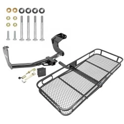 Trailer Tow Hitch For 14-20 Mitsubishi Outlander Except PHEV Basket Cargo Carrier Platform Hitch Lock and Cover