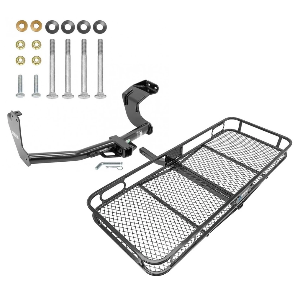 Trailer Tow Hitch For 14-20 Mitsubishi Outlander Except PHEV Basket Cargo Carrier Platform w/ Hitch Pin