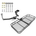 Trailer Tow Hitch For 14-20 Mitsubishi Outlander Except PHEV Basket Cargo Carrier Platform w/ Hitch Pin