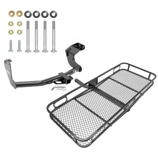 Trailer Tow Hitch For 14-20 Mitsubishi Outlander Except PHEV Basket Cargo Carrier Platform w/ Hitch Pin