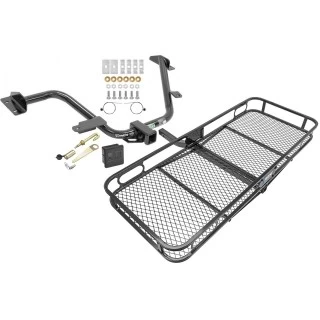 Trailer Tow Hitch For 15-18 Chevy City Express 13-21 Nissan NV200 Basket Cargo Carrier Platform Hitch Lock and Cover