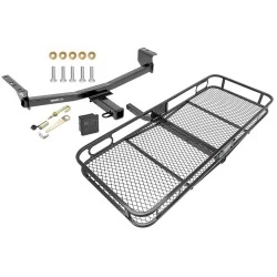 Trailer Tow Hitch For 08-20 Nissan Rogue Except Krom & Sport 2014 Rogue Select Basket Cargo Carrier Platform Hitch Lock and Cover