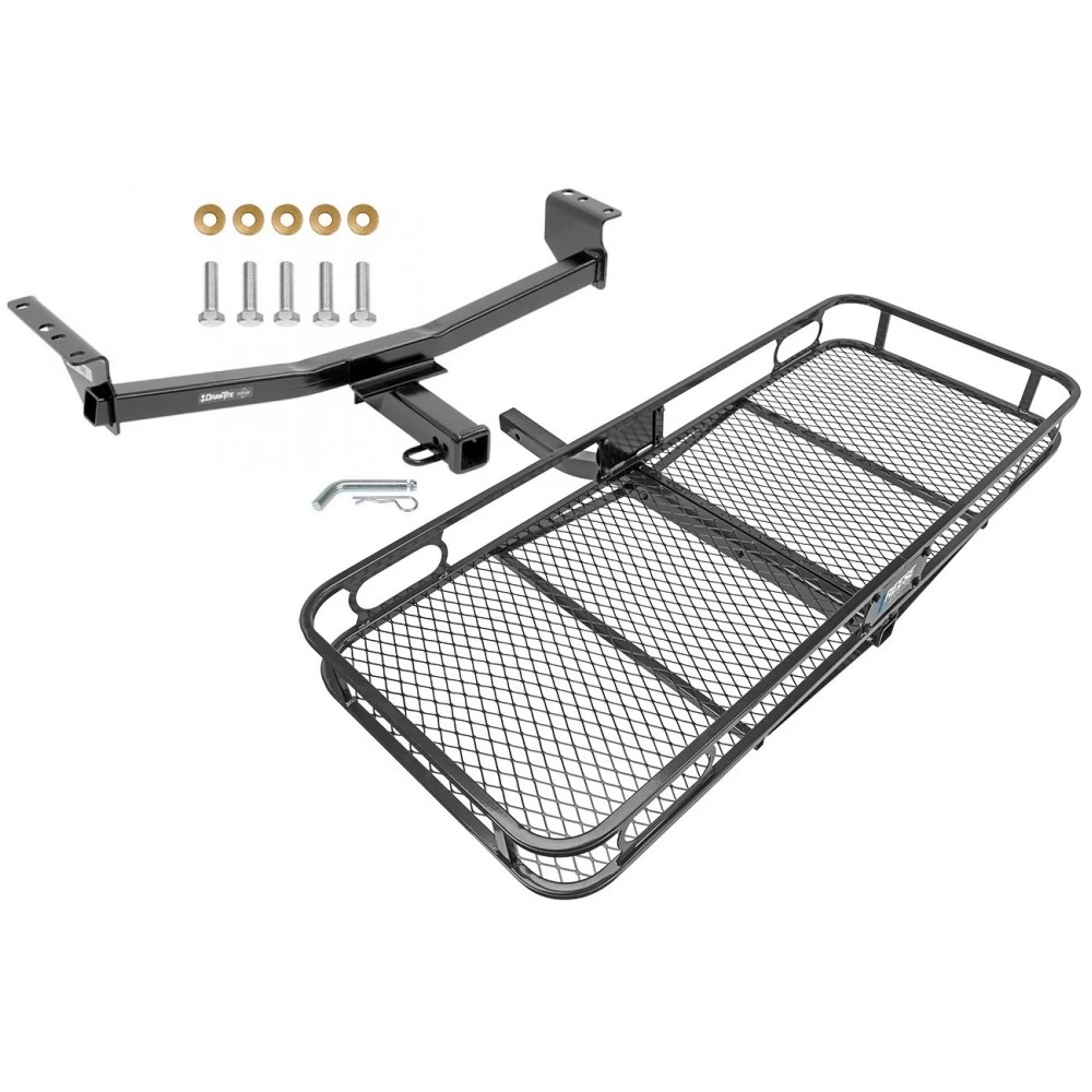 Trailer Tow Hitch For 08-20 Nissan Rogue Except Krom & Sport 2014 Rogue Select Basket Cargo Carrier Platform w/ Hitch Pin