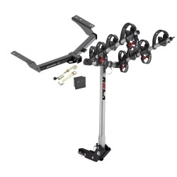 Trailer Tow Hitch For 2014 Toyota Prado 4 Bike Rack w/ Hitch Lock and Cover