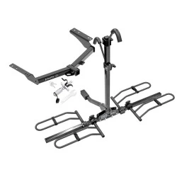 Trailer Tow Hitch For 2014 Toyota Prado Platform Style 2 Bike Rack w/ Anti Rattle Hitch Lock