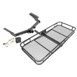 Trailer Tow Hitch For 2014 - 2022 Toyota Prado Basket Cargo Carrier Platform Hitch Lock and Cover