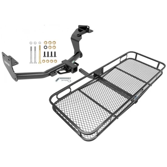 Trailer Tow Hitch For 16-20 KIA Sorento 2019 Hyunda Santa Fe Except XL 2020 All Models Basket Cargo Carrier Platform w/ Hitch Pin