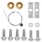 Trailer Tow Hitch For 15-23 Ford Transit 350 (Dually Models Only) Complete Package w/ Wiring and 1-7/8" Ball