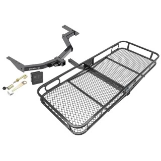 Trailer Tow Hitch For 05-15 Toyota Hilux SW4 Basket Cargo Carrier Platform Hitch Lock and Cover