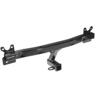 Trailer Tow Hitch w/ 4 Bike Rack For 08-10 Volvo V70 08-16 XC70 11-18 S60 15-18 V60 tilt away adult or child arms fold down carrier w/ Lock and Cover