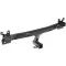 Trailer Tow Hitch w/ 4 Bike Rack For 08-10 Volvo V70 08-16 XC70 11-18 S60 15-18 V60 tilt away adult or child arms fold down carrier w/ Lock and Cover