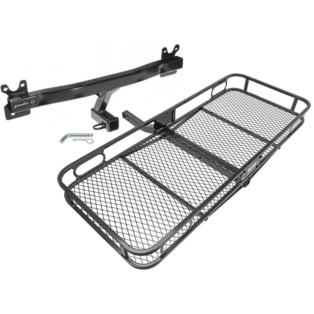 Trailer Tow Hitch For 08-10 Volvo V70 08-16 XC70 11-18 S60 15-18 V60 Basket Cargo Carrier Platform w/ Hitch Pin