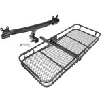 Trailer Tow Hitch For 08-10 Volvo V70 08-16 XC70 11-18 S60 15-18 V60 Basket Cargo Carrier Platform w/ Hitch Pin