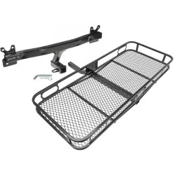 Trailer Tow Hitch For 08-10 Volvo V70 08-16 XC70 11-18 S60 15-18 V60 Basket Cargo Carrier Platform w/ Hitch Pin