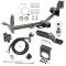 Custom Fit Trailer HitchTow Harness Wiring Package (7-Way) 2" Chrome Ball 2" Drop Ball-Mount w/ Pin/Clip Mounting Bracket for 7-Way Connectors Installation Hardware Installation Instructions 75938 118283 20212 23 63845 Draw-Tite Complete Tow Pac Complete Tow Package For 15-20 Ford F-150 w/ 7-Way RV Wiring Harness Kit 2" Ball and Mount Bracket 2" Receiver
