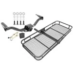 Trailer Tow Hitch For 15-22 Chevy Coloardo GMC Canyon Basket Cargo Carrier Platform Hitch Lock and Cover