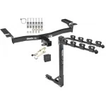 Custom Fit Trailer Hitch 4 Bike Carrier Security J-Pin Rubber Hitch Plug Cover Installation Hardware Installation Instructions 75992 1393100G 63201 7010 Draw-Tite Trailer Tow Hitch 4 Bike Rack 07-15 Edge Lincoln MKX tilt away adult or child arms fold dow Trailer Tow Hitch w/ 4 Bike Rack For 07-15 Ford Edge Lincoln MKX tilt away adult or child arms fold down carrier w/ Lock and Cover