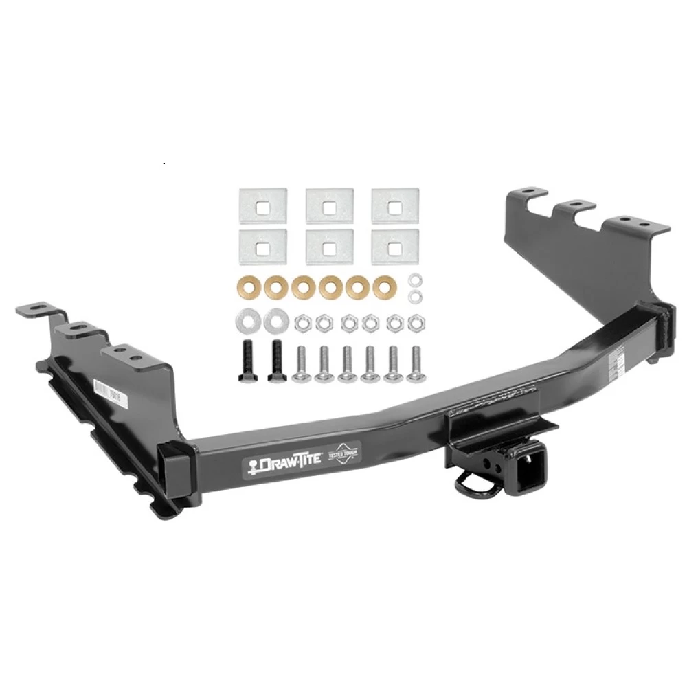 Trailer Hitch Package w/ Wiring For 14-18 Chevy Silverado GMC Sierra 2019 Legacy and Limited w/ 2" Ball 2" Drop Mount 7-Way Pin Blade RV Class 4