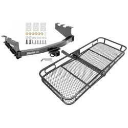 Trailer Tow Hitch For 14-18 Chevy Silverado GMC Sierra 1500 2019 LD Legacy Basket Cargo Carrier Platform w/ Hitch Pin