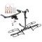 Trailer Tow Hitch For 16-23 Mazda CX-9 Platform Style 2 Bike Rack w/ Anti Rattle Hitch Lock 