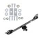 Trailer Tow Hitch For 11-17 Honda Odyssey Platform Style 2 Bike Rack w/ Anti Rattle Hitch Lock