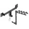 Trailer Tow Hitch w/ 4 Bike Rack For 17-24 Jaguar F-Pace tilt away adult or child arms fold down carrier
