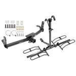 Trailer Tow Hitch For 05-17 Chevy Equinox 10-17 GMC Terrain 06-09 Torrent 02-07 Saturn Vue Class 3 2" Receiver Platform Style 2 Bike Rack
