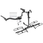 Trailer Hitch For 13-20 Nissan Pathfinder 14-20 INFINITI QX60 2013 JX35 Platform Style 2 Bike Rack w/ Anti Rattle Hitch Lock
