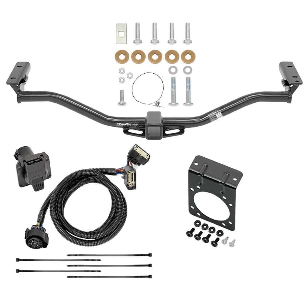 Custom Fit Trailer HitchTow Harness Wiring Package (7-Way) Mounting Bracket for 7-Way Connectors Installation Hardware Installation Instructions 76034 118272 20212 Draw-Tite Trailer Tow Hitch 7-Way RV Wiring 11-19 Explorer Harness Kit Plug Play Mounting B Trailer Tow Hitch w/ 7-Way RV Wiring For 11-19 Ford Explorer Harness Kit Plug Play Mounting Bracket 2" Tow Receiver