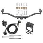 Trailer Tow Hitch w/ 7-Way RV Wiring For 11-19 Ford Explorer Harness Kit Plug Play Mounting Bracket 2" Tow Receiver
