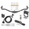Complete Tow Package For 11-19 Ford Explorer All Models w/ 7-Way RV Wiring Harness Kit 2" Ball and Mount Bracket 2" Receiver Class 3