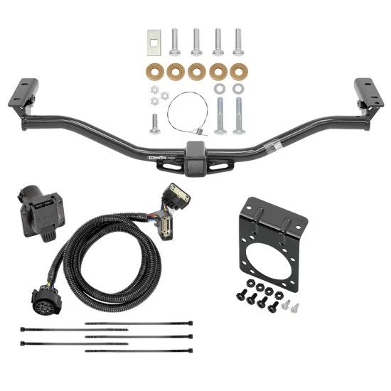 Trailer Tow Hitch w/ 7-Way RV Wiring For 11-19 Ford Explorer Harness Kit Plug Play Mounting Bracket 2" Tow Receiver