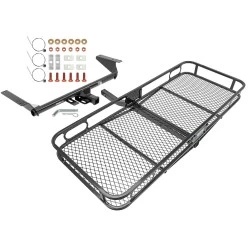 Trailer Tow Hitch For 17-25 Chrysler Pacifica Except Hybrid 20-25 Voyager 22-23 Grand Caravan Basket Cargo Carrier Platform w/ Hitch Pin