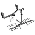 Trailer Tow Hitch For 15-21 Mitsubishi L200 Triton Platform Style 2 Bike Rack w/ Anti Rattle Hitch Lock 