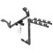 Trailer Tow Hitch w/ 4 Bike Rack For 14-17 Volvo XC60 tilt away adult or child arms fold down carrier
