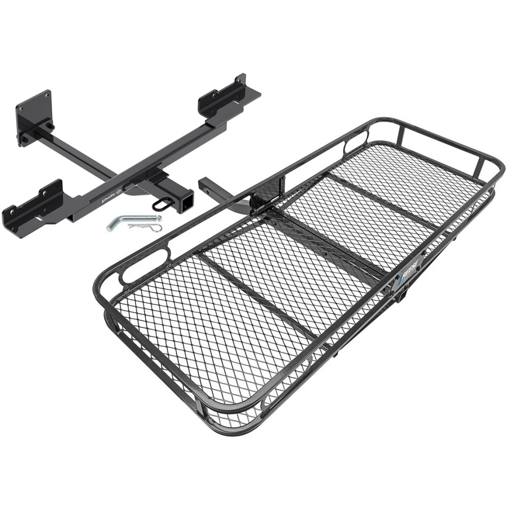 Trailer Tow Hitch For 12-15 Mercedes ML350 w/o Active Curve System 16-18 GLE SUV Except AMG Basket Cargo Carrier Platform w/ Hitch Pin