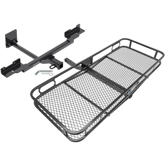 Trailer Tow Hitch For 12-15 Mercedes ML350 w/o Active Curve System 16-18 GLE SUV Except AMG Basket Cargo Carrier Platform w/ Hitch Pin