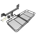 Trailer Tow Hitch For 18-27 Audi Q5 SQ5 Basket Cargo Carrier Platform Hitch Lock and Cover
