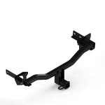 Trailer Tow Hitch For 18-24 Alfa Romeo Stelvio Except Quadrifoglio 4 Bike Rack w/ Hitch Lock and Cover