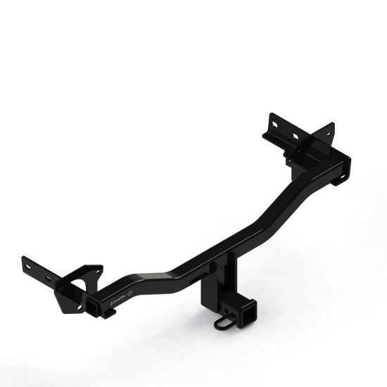 Trailer Tow Hitch For 18-25 Alfa Romeo Stelvio Except Quadrifoglio Platform Style 2 Bike Rack w/ Anti Rattle Hitch Lock