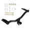 Trailer Tow Hitch For 18-19 Chevy Equinox 18-20 GMC Terrain Diesel Only 2" Receiver Class 3