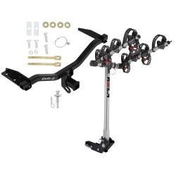 Trailer Tow Hitch For 18-19 Chevy Equinox 18-20 GMC Terrain Diesel Only w/ 4 Bike Carrier Rack