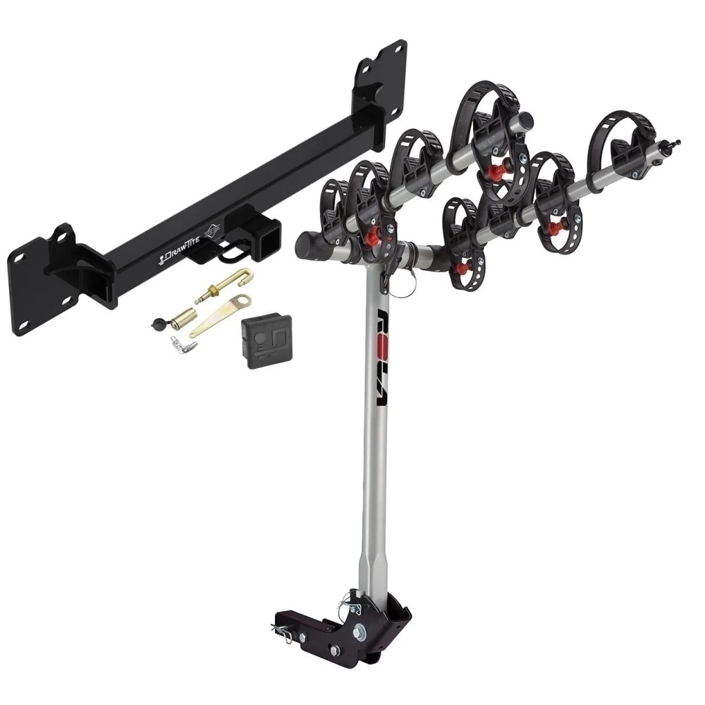 Trailer Tow Hitch For 18-23 Land Rover Range Rover Velar 4 Bike Rack w/ Hitch Lock and Cover