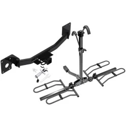 Trailer Tow Hitch For 19-26 Cadillac XT4 Platform Style 2 Bike Rack w/ Anti Rattle Hitch Lock