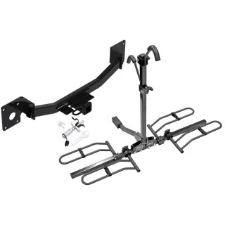 Trailer Tow Hitch For 19-26 Cadillac XT4 Platform Style 2 Bike Rack w/ Anti Rattle Hitch Lock