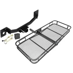 Trailer Tow Hitch For 19-26 Cadillac XT4 Basket Cargo Carrier Platform Hitch Lock and Cover